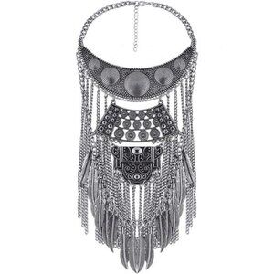 Exaggerated Vintage Maxi Choker Statement Collar Necklace Pendants